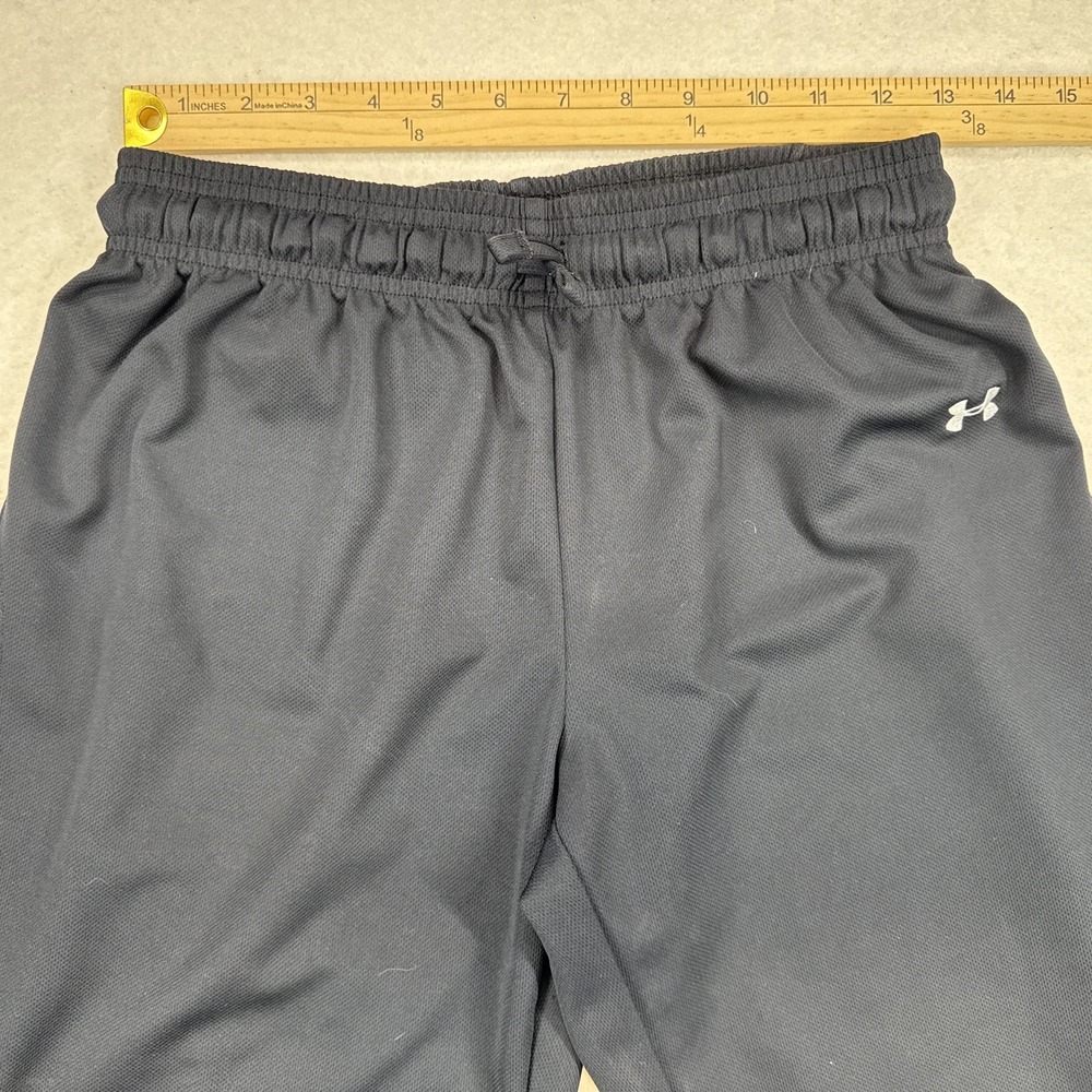 Under Armour Women's Cropped Black Leisurewear Sz Medium Relaxed Wide Leg Pants - Picture 3 of 11